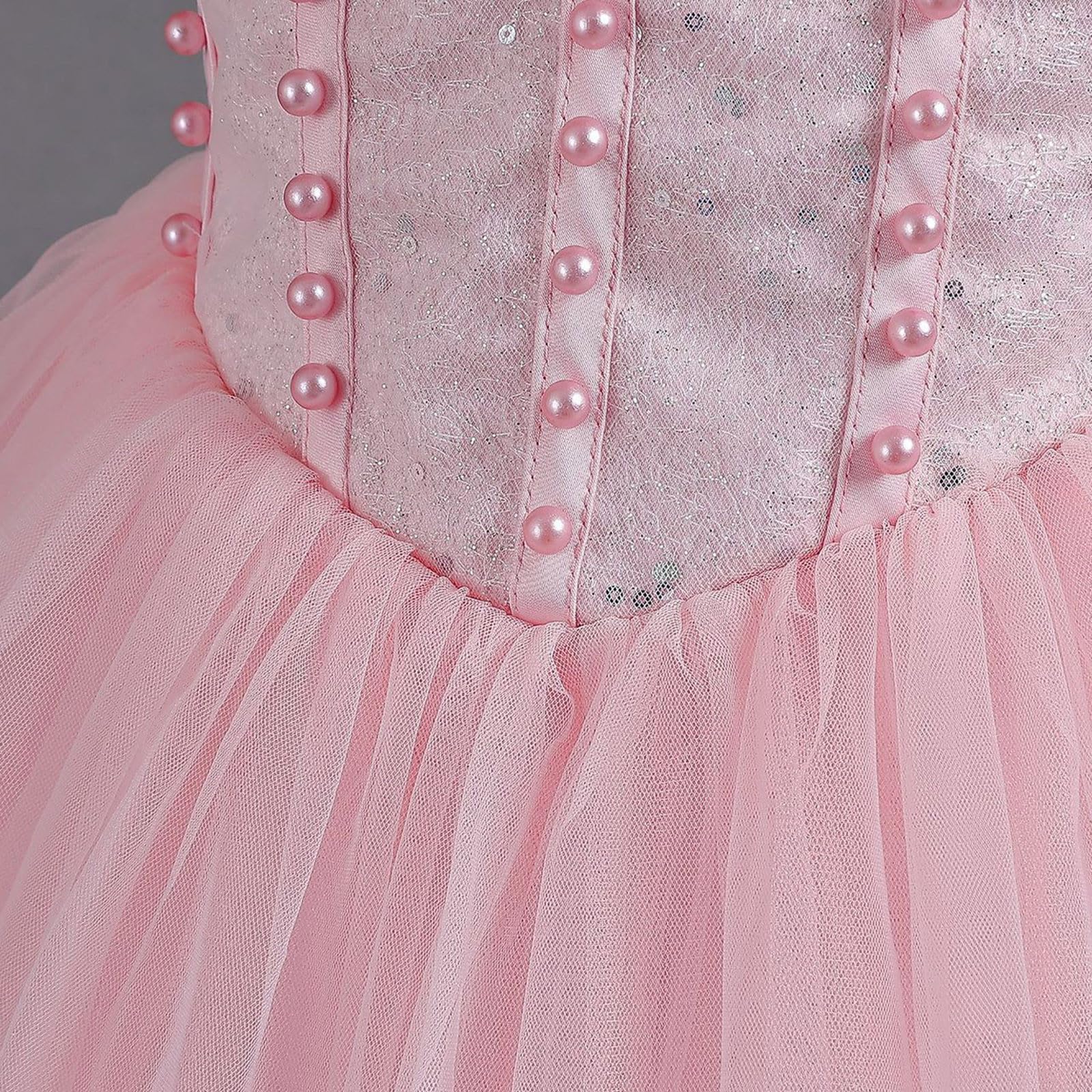 Vestido Niña 12 Años,Vestido Infantil de Princesa con Diseño Asimétrico y Detalles Florales para Ocasiones