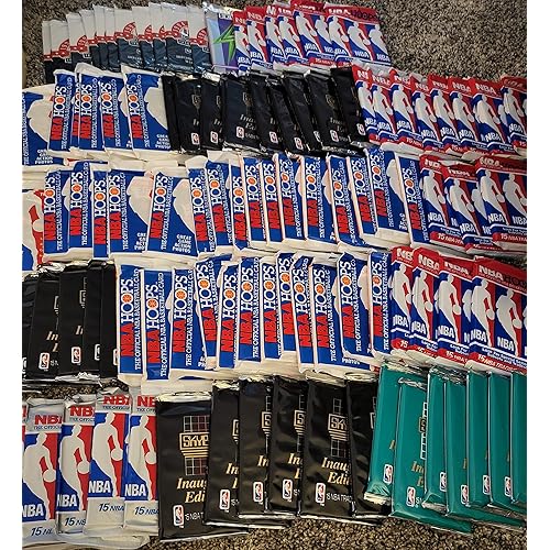 100 NBA Basketball Cards In Unopened Packs From Early 90's Chances For Michael Jordan Larry Bird Magic Johnson Great For New Collectors