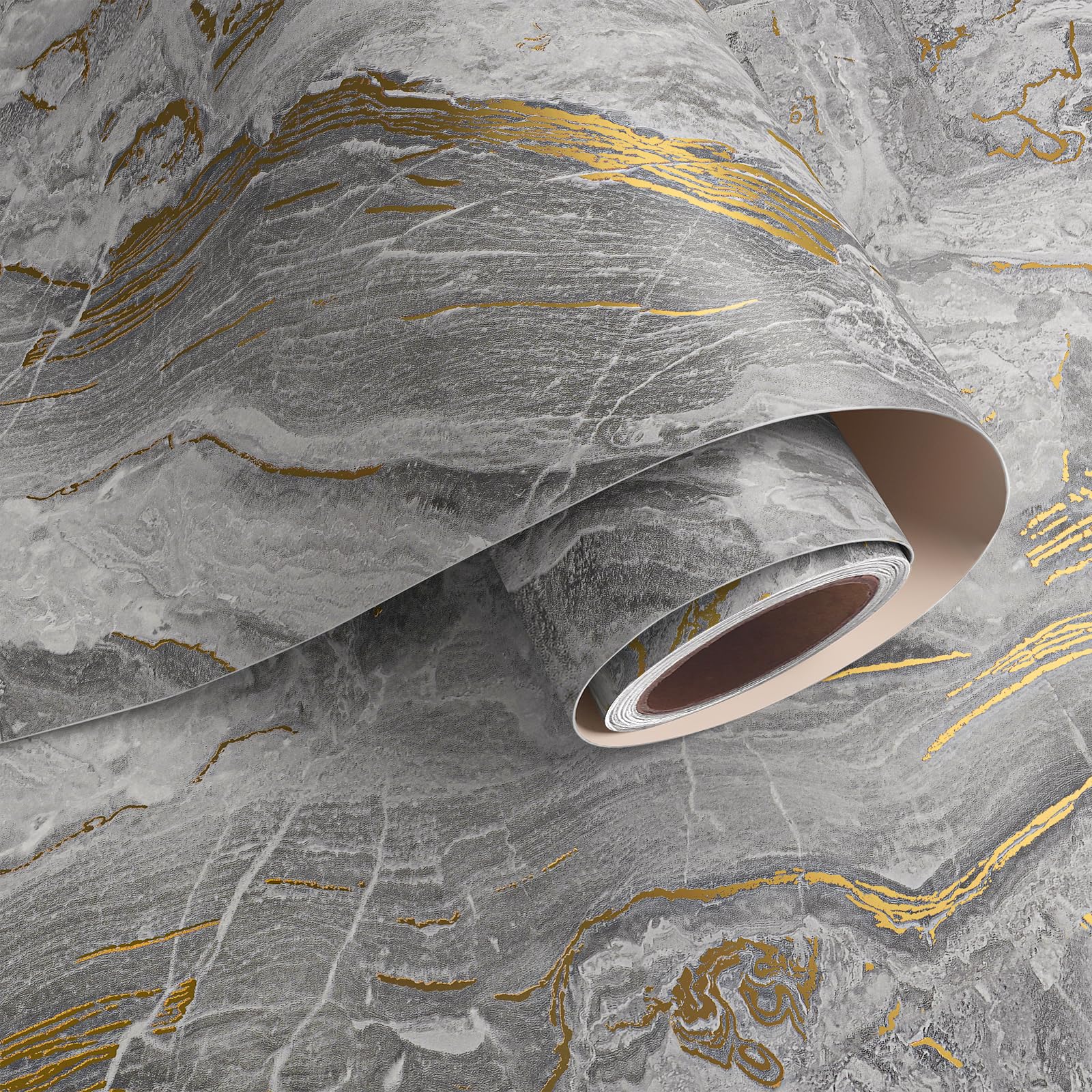 VaryPaper Matte Marble Contact Paper for Countertops 15.7''x315'' Kitchen Countertop Peel and Stick Waterproof Removable Self Adhesive Wallpaper