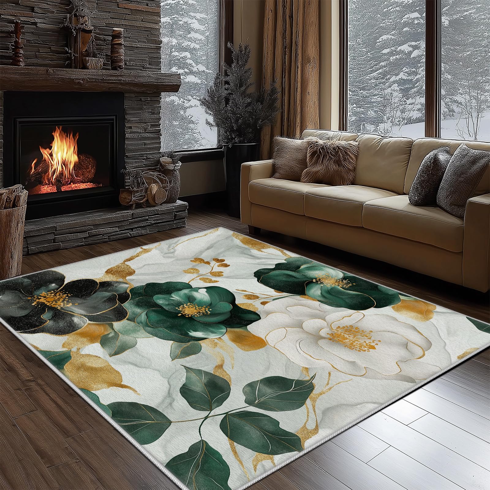 Tapis lavable en machine 160x230 antidérapant et moelleux