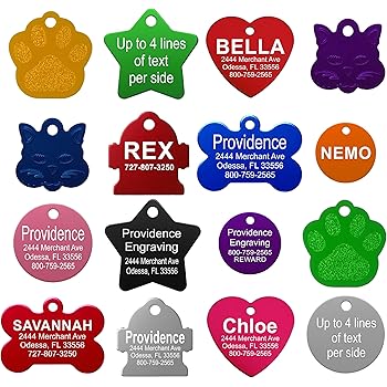 Providence Engraving Pet ID Tags 