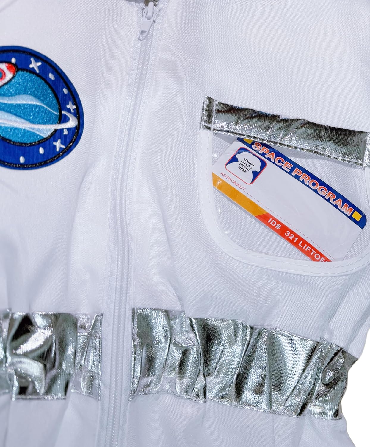 Kids Astronaut Costume for Boys Girls Halloween Space Jumpsuit - Image 5