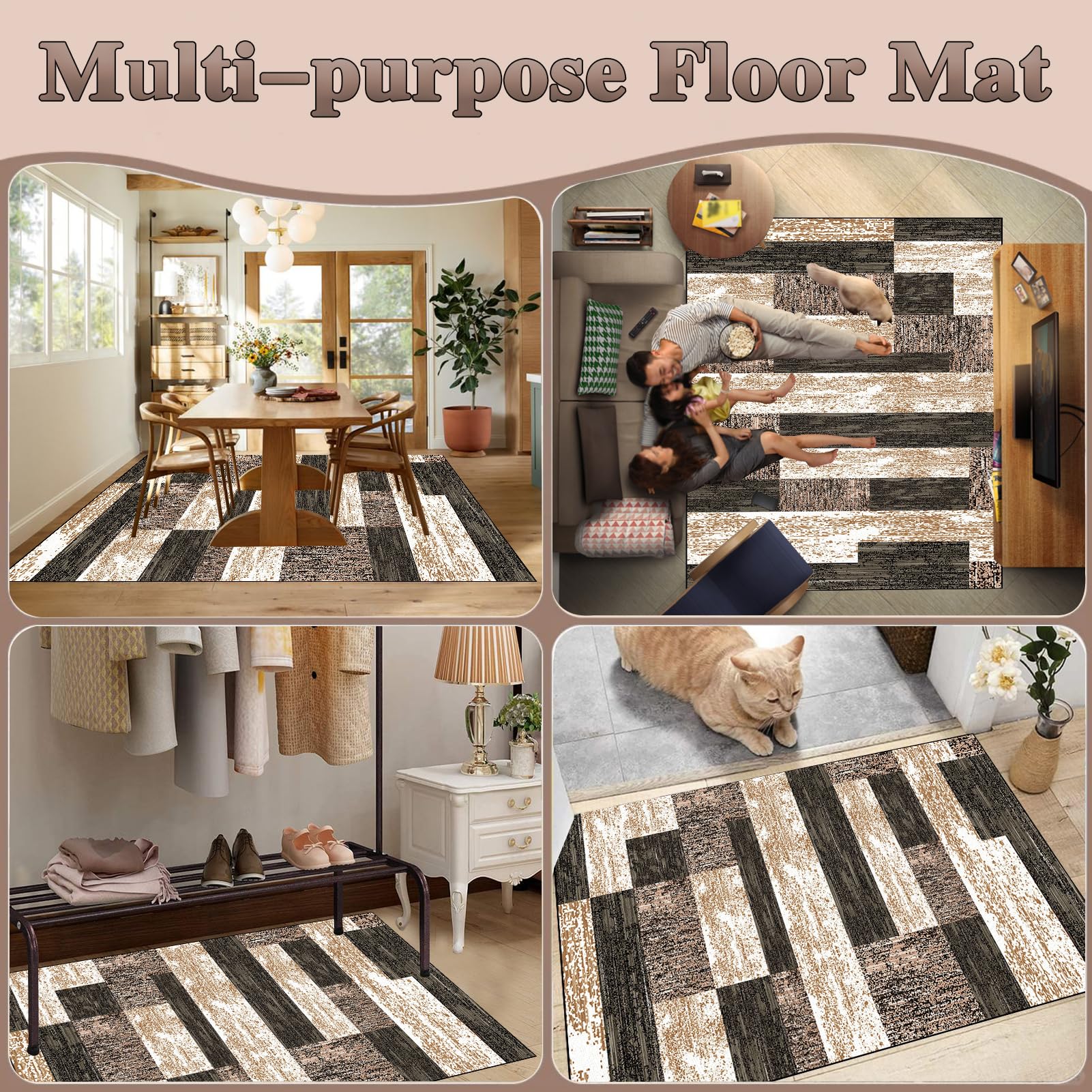 Alfombrilla para silla de oficina para juegos, 90 x 140 cm, protector de escritorio para computadora, tapete apto para ruedas, protector de suelo duro duradero y protector de parquet, alfombra
