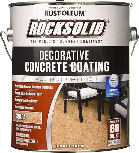 RUST-OLEUM 306265 Galones de revestimiento de hormigón Sahara