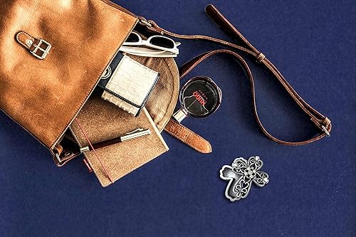 Miniatura 3 de FASHIONCRAFT 8630 - Cajas de curiosidades con diseño de cruz, caja de baratijas con diseño de cruz, comunión, bautismo, recuerdos de eventos