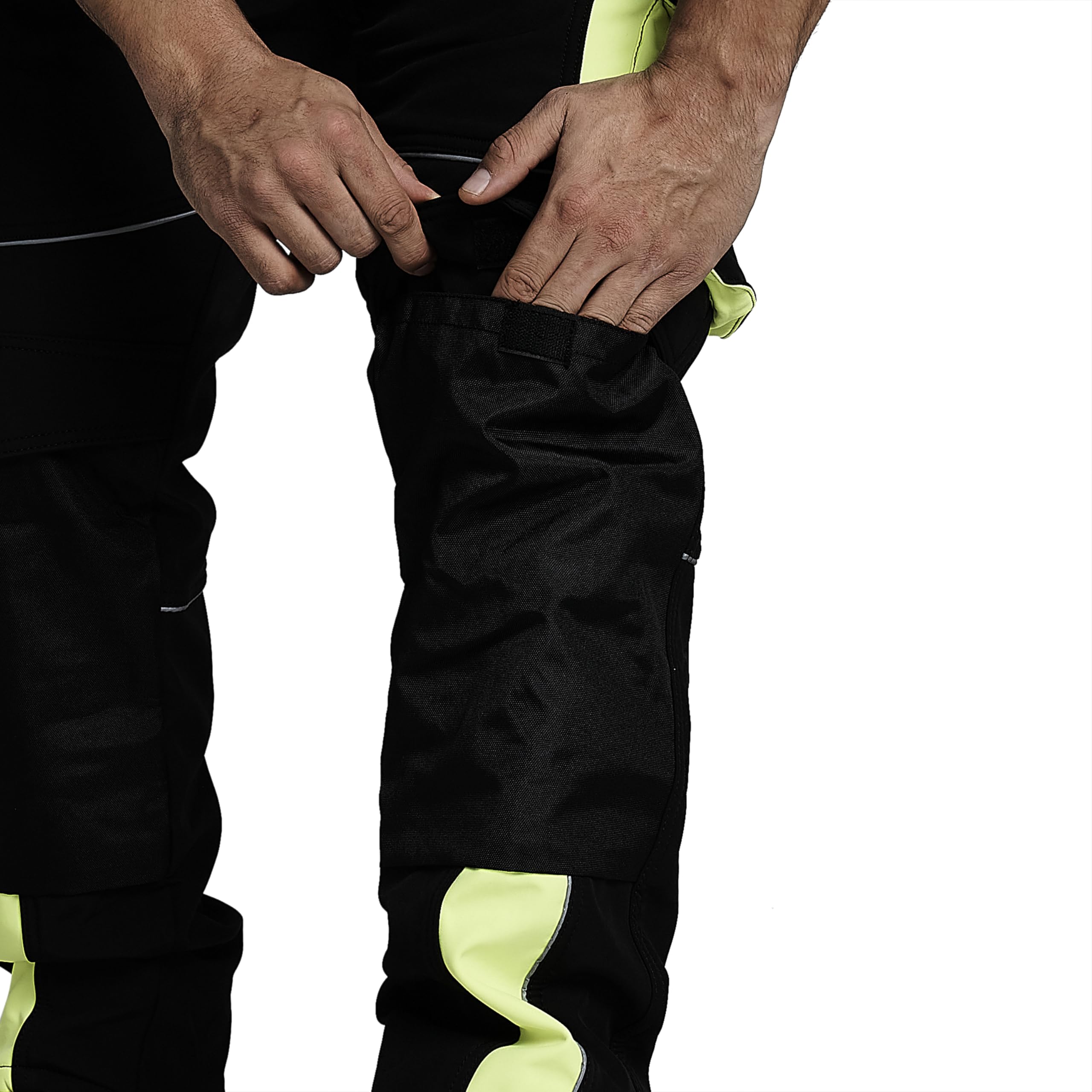 Pantalones de trabajo para hombre, de alta visibilidad, resistentes al agua, a prueba de lluvia, repelentes, resistentes al viento, de seguridad, para el trabajo, para constructores, ropa de