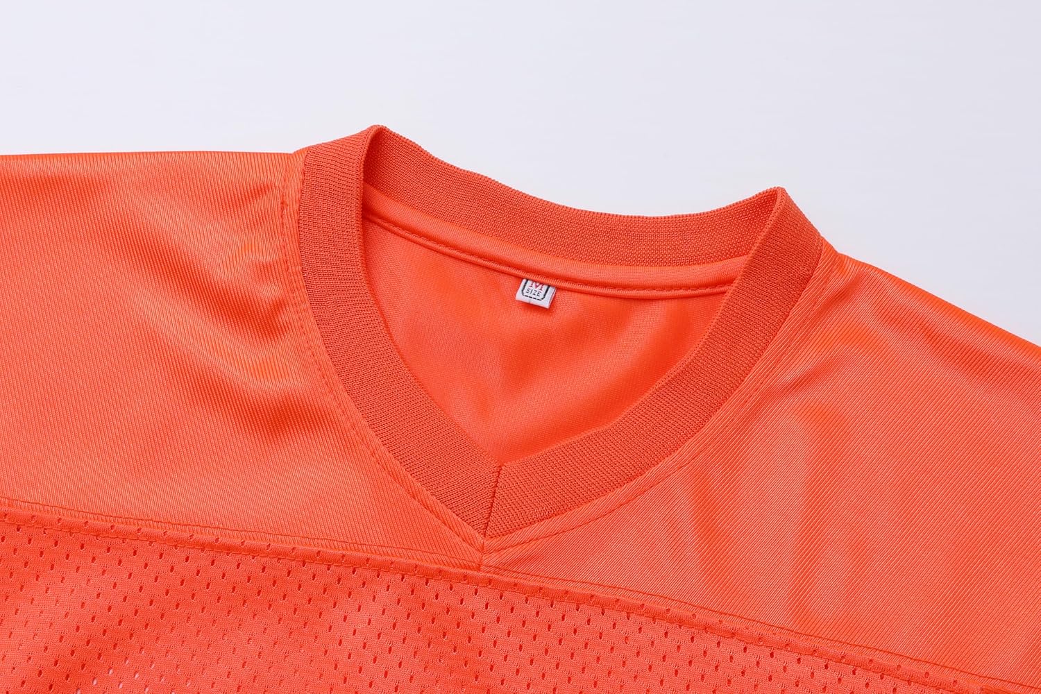 Blank Youths Football Jersey Mesh Athletic Football Shirt Practice Sports Uniform - Image 4