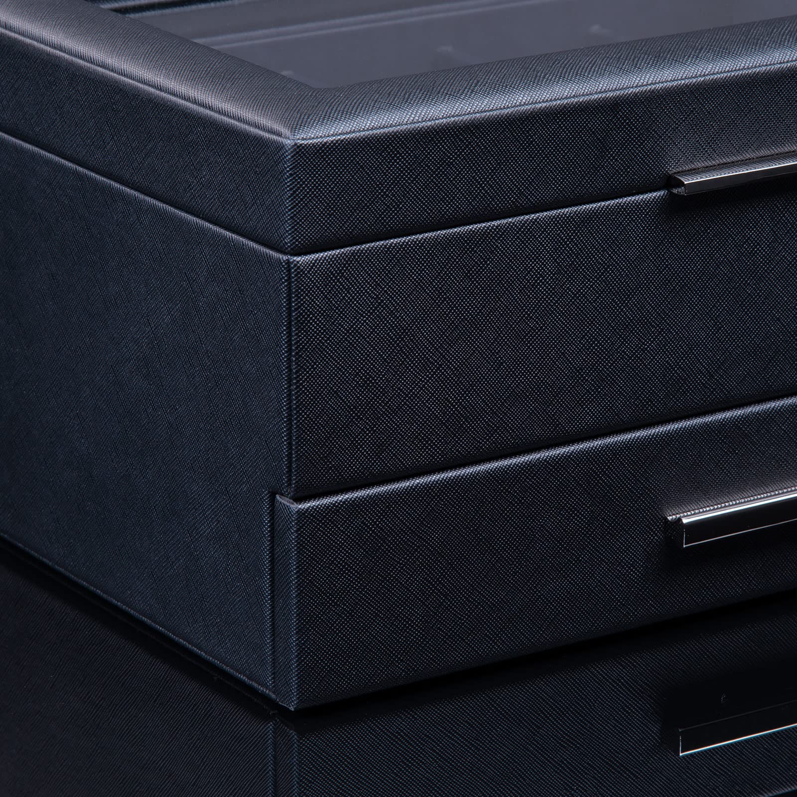 HEISSE & SÖHNE SEIT 1976® Uhrenbox Heron 10+ - Schwarz