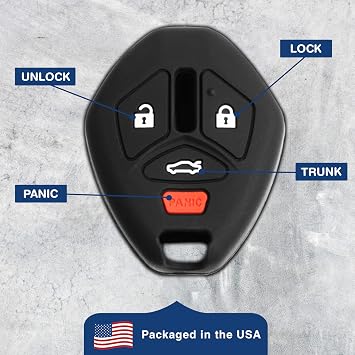 KeyGuardz Keyless Entry Remote Car Key Fob Outer Shell Cover Rubber Protective Case for Mitsubishi