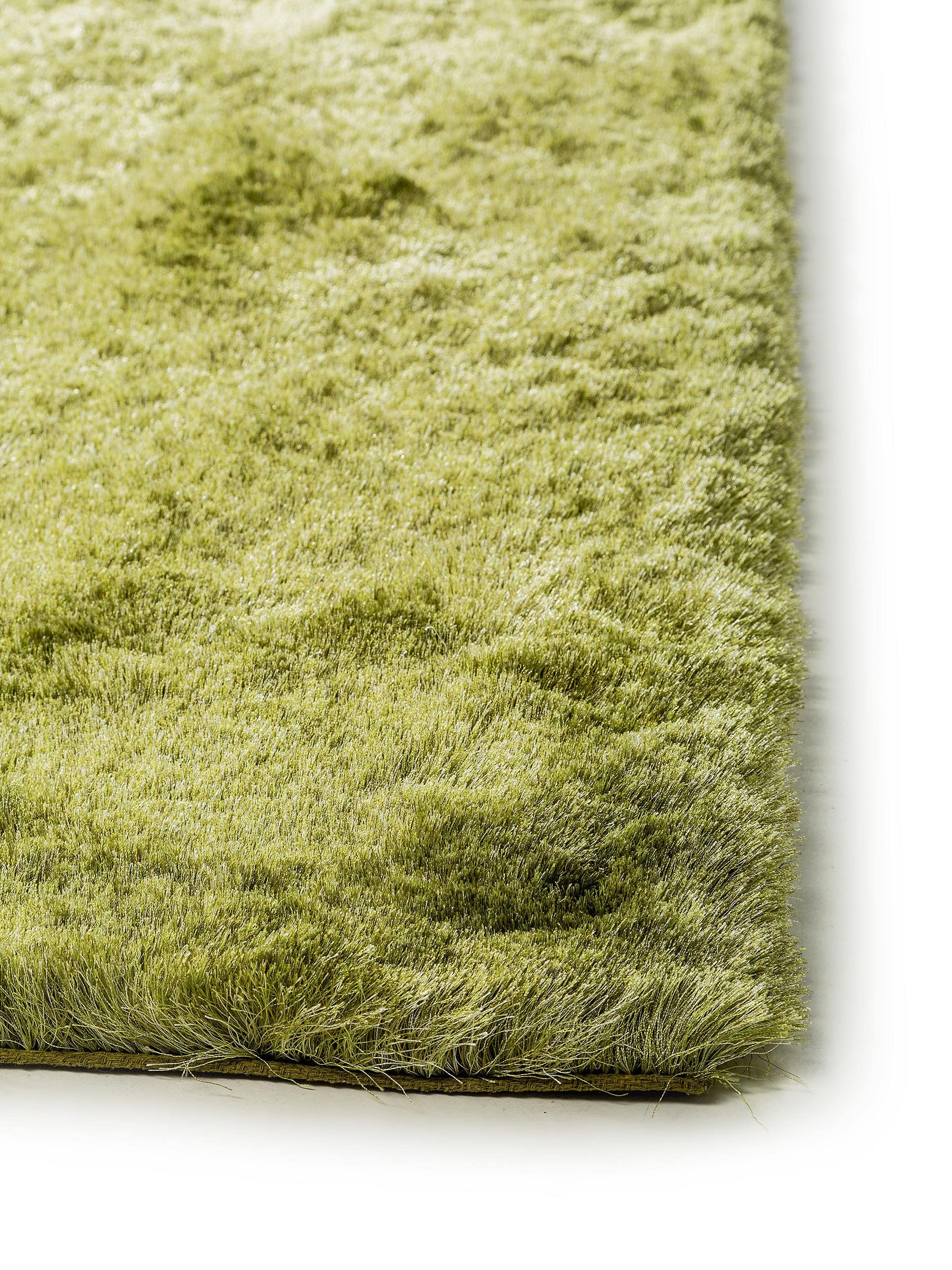 benuta Tapis Shaggy à Poils Longs Whisper Vert Olive 120X170 Cm - Tapis Doux pour Salon
