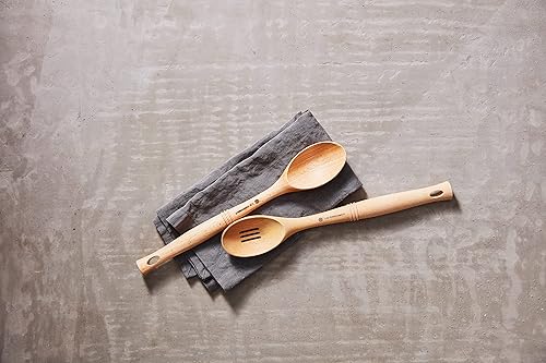 Miniatura 7 de Le Creuset Revolution - Cuchara maciza, 12.5 x 2.5 pulgadas, madera
