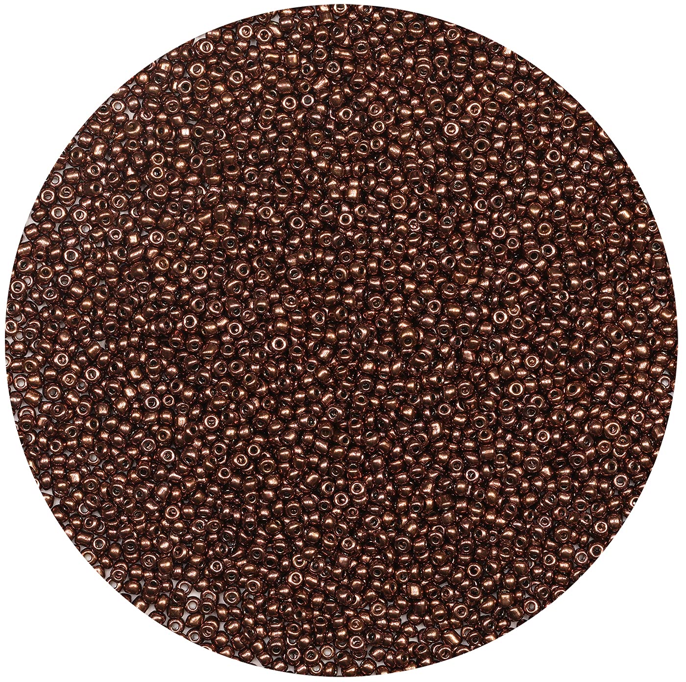 Bulk 2mm Coffee Color Seed Beads for Jewelry Making 110 Grams About 9800pcs,12/0 Glass Craft for Making Earrings, Bracelets, Pendants, Waist Jewelry, DIY Handmade Seed Beads — image 1