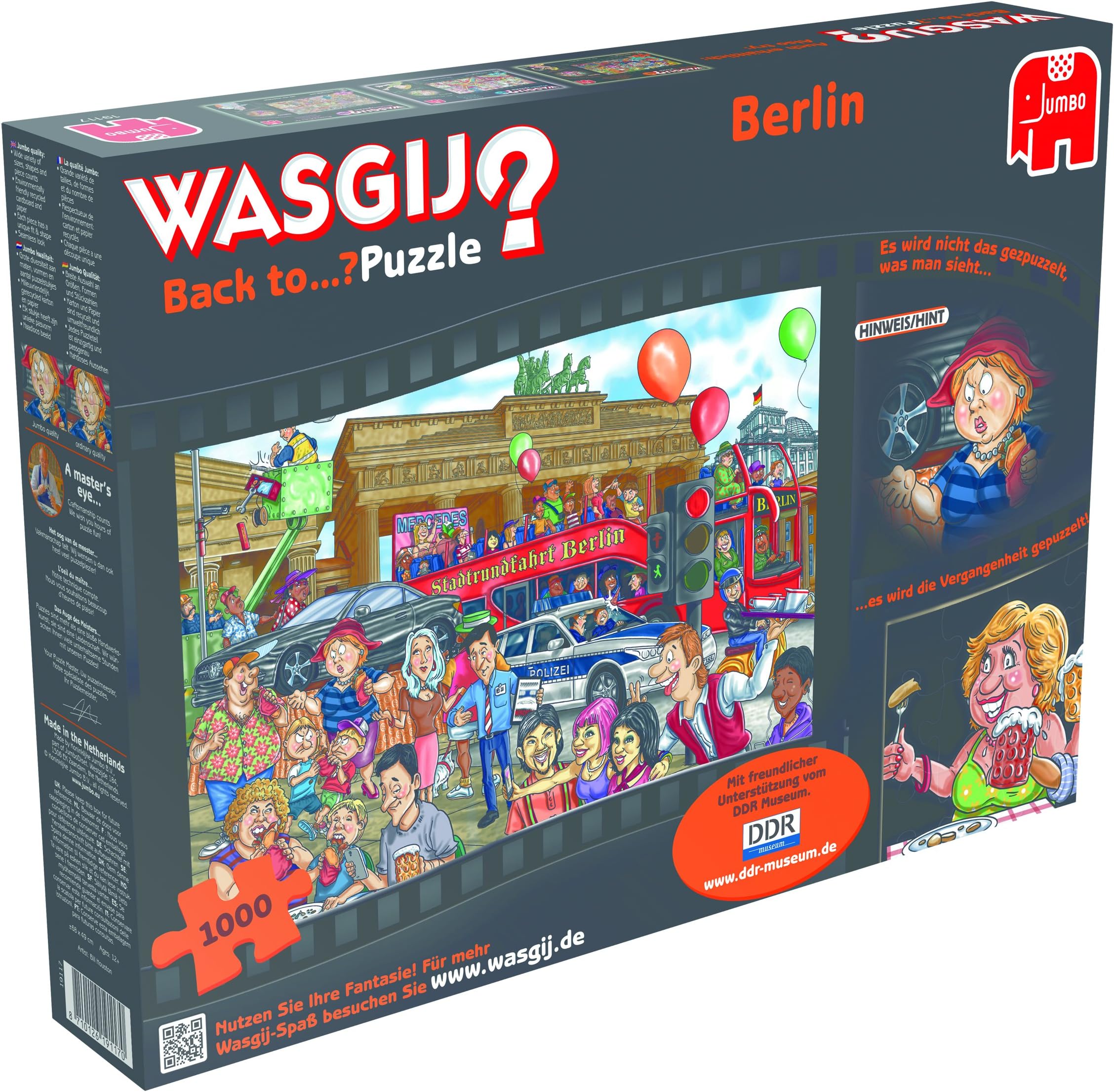 Wasgij Back to Berlin! 1000 Piece Cartoon Jigsaw Puzzle
