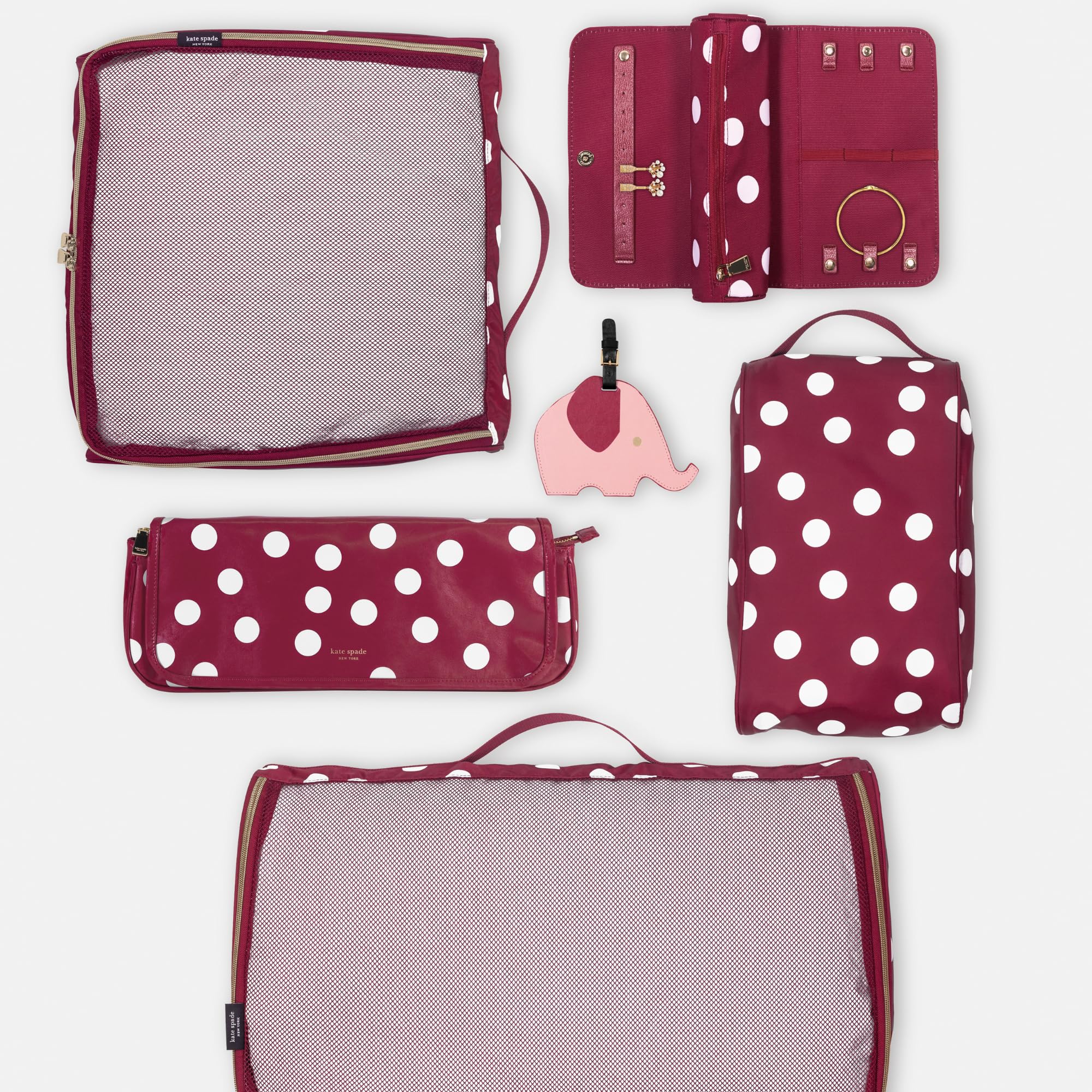 kate spade new york Hair Tool Organizer Bag with Heat-Resistant Lining