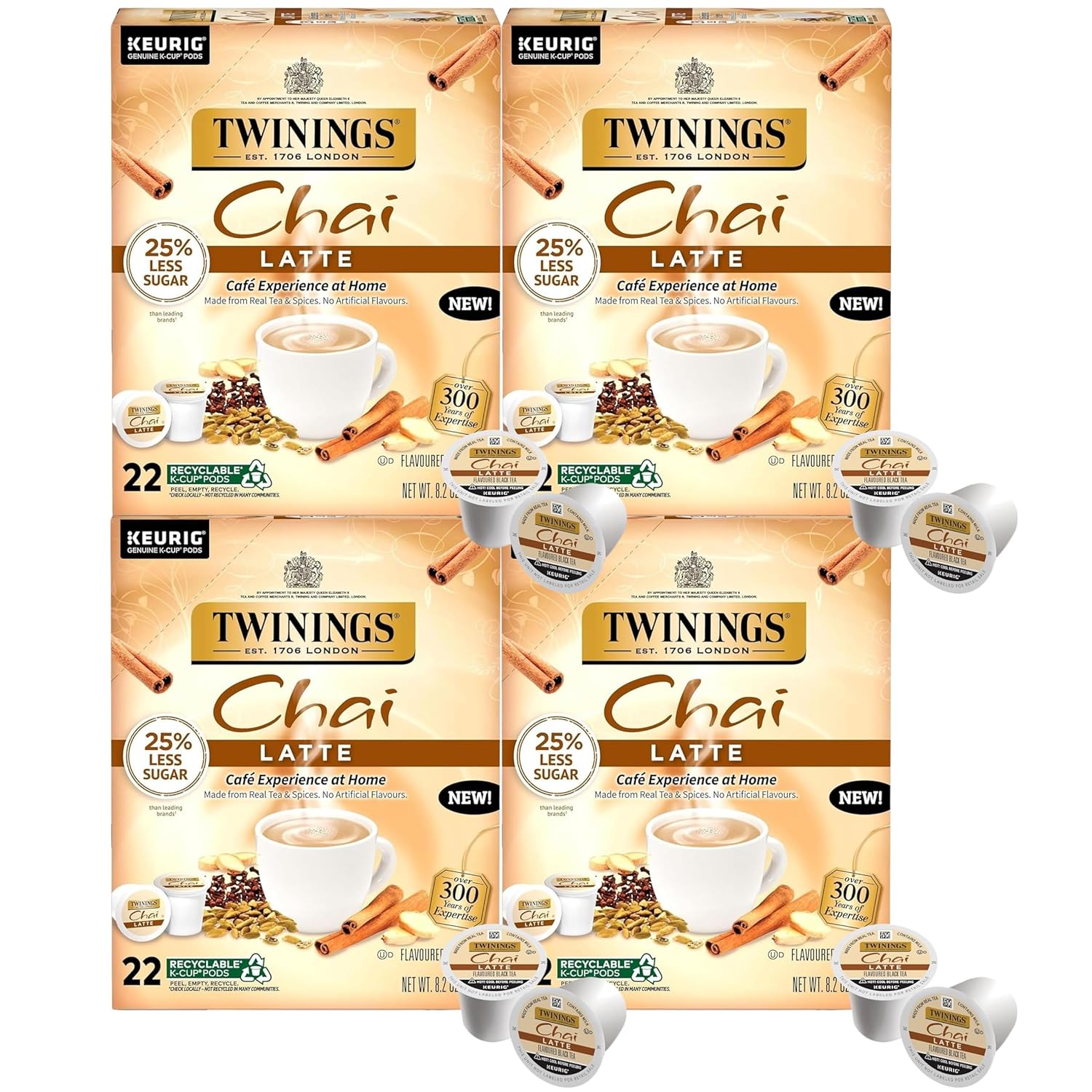 Chai Black Vanilla Tea K Cups Twinings Chai Latte Black Tea