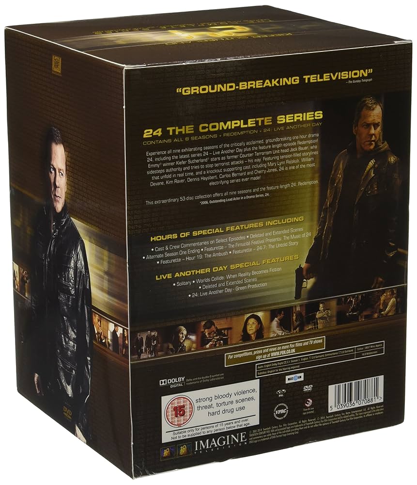 Amazon.co.jp: 24 Complete BOX (Season 1-8 + Redemption +