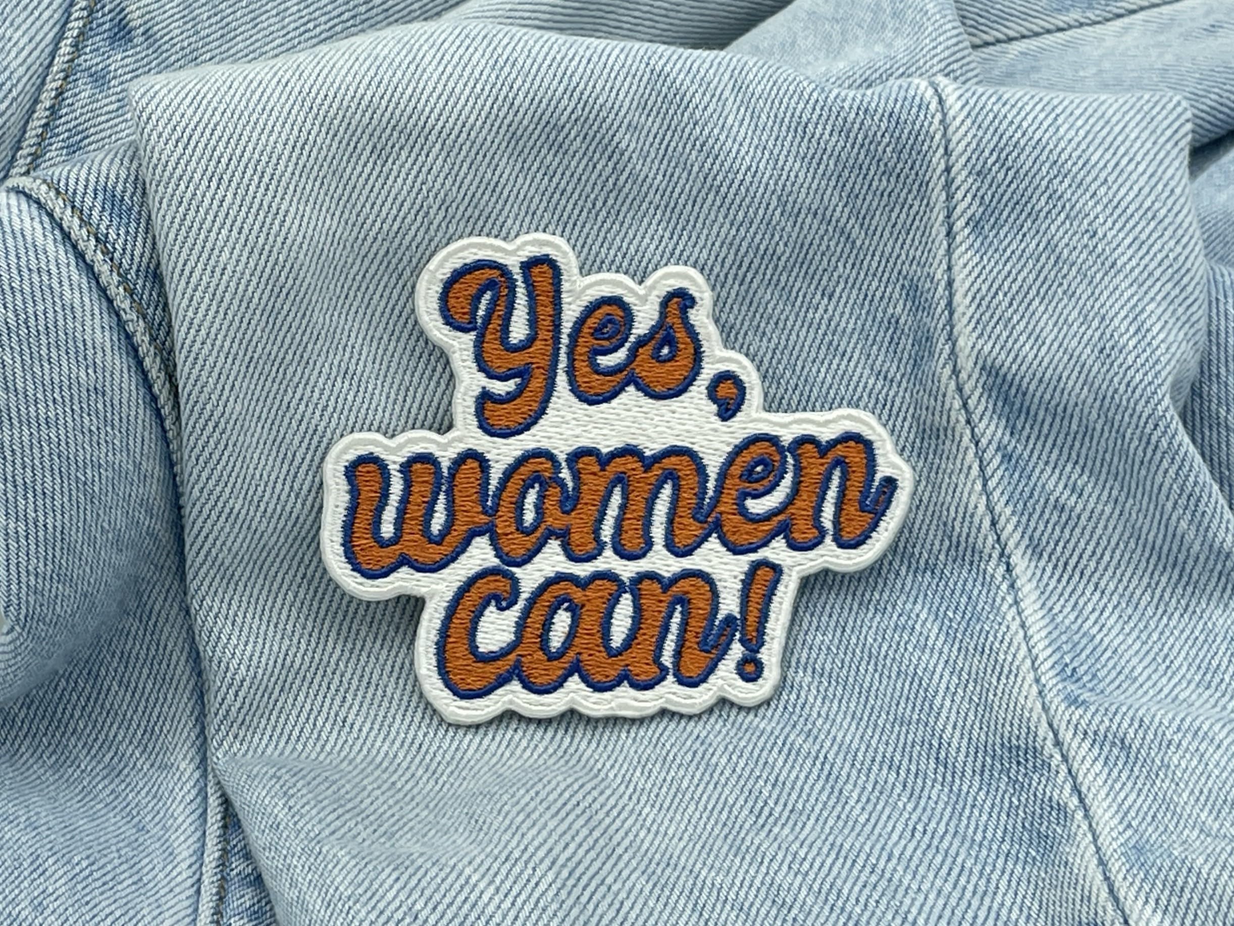 Finally Home Yes, Women Can Patch Thermocollant | Patchs Femmes, Féministe, Patch Féministe, Féministe Girl Power Patch