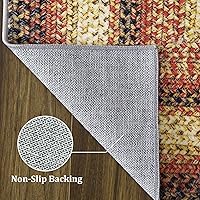 Vista 8 de Alfombra larga para pasillo, alfombra trenzada de 2 x 6 pies, estilo bohemio, rústico, moderno, geométrico, lavable a máquina, para sala de estar