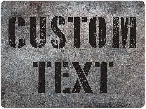 Miniatura 348 de Letrero Personalizado, Letrero de Calle Personalizado, 11 Colores de Fuente, 13 Estilos de Fuente, 4 Opciones de Agujeros, 22 Tamaños, 6x24 Madera