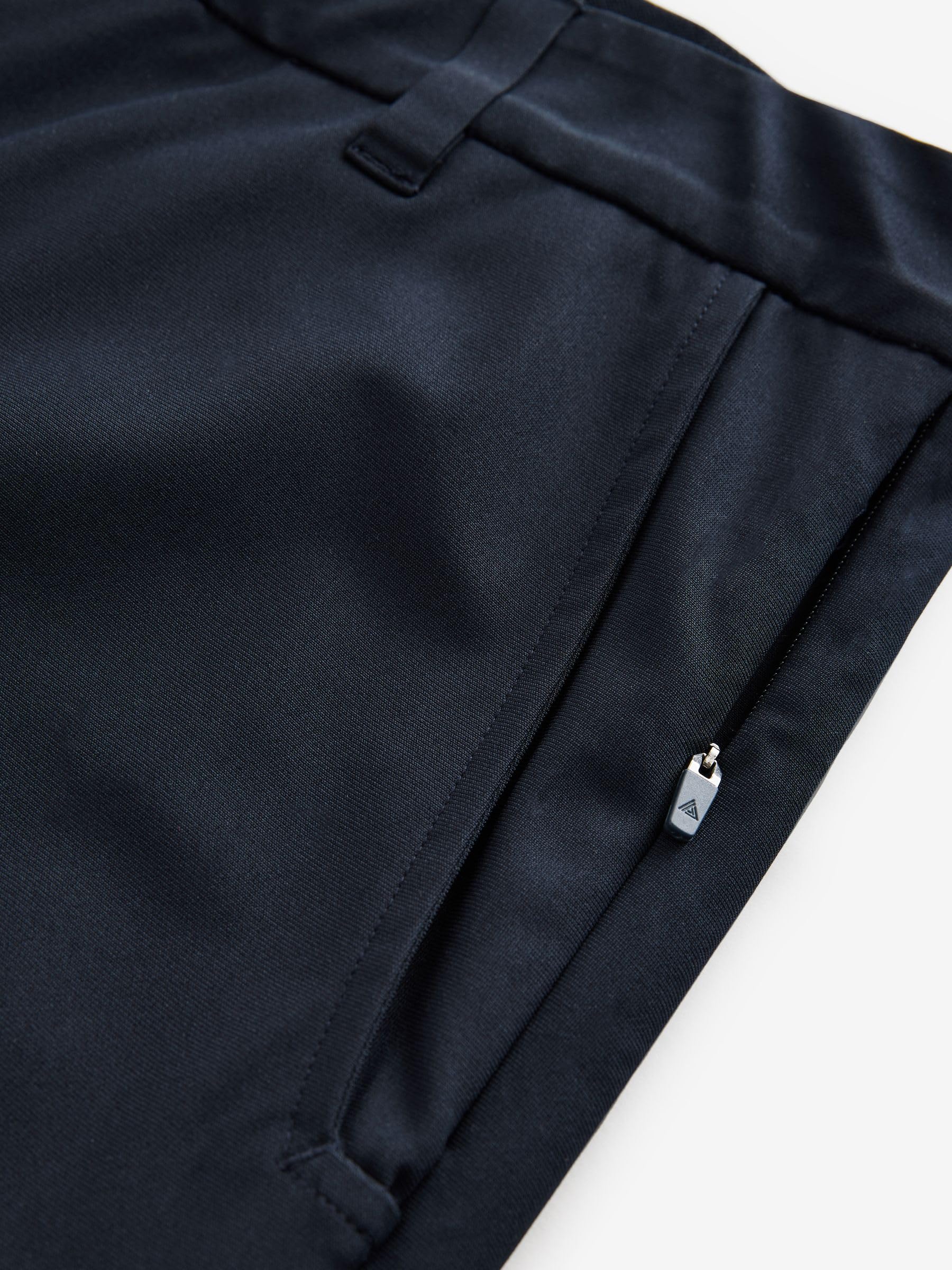 NEXT Homme Pantalon de Golf Active | Coupe standard, Taille mi-haute, Fermeture boutonnée, Jambe droite
