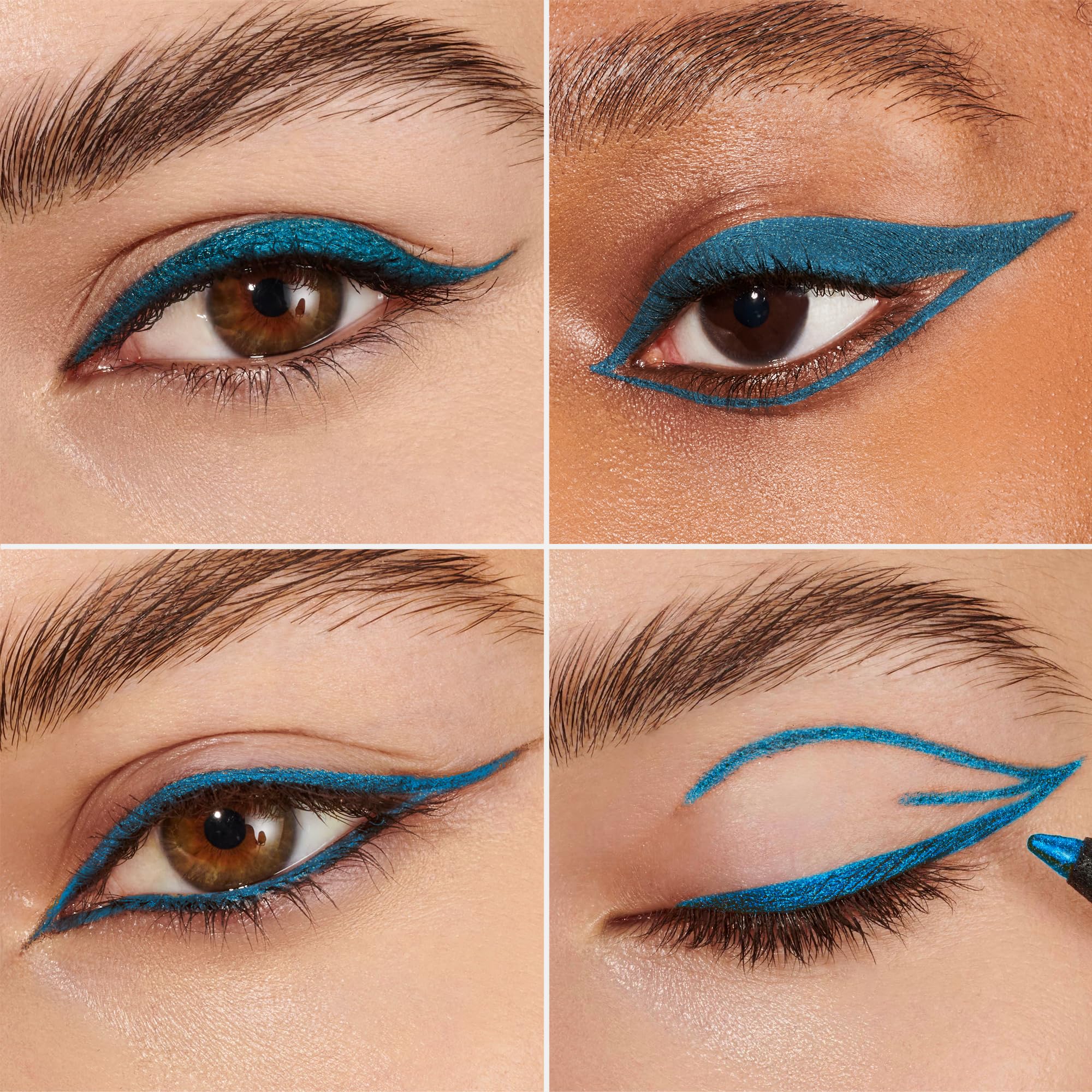 Wonderskin Eyeliner Pencil, 1440 Longwear Blue Eyeliner Pencil - Waterproof, Sharpenable & Smudge Proof, Aqua - Image 2