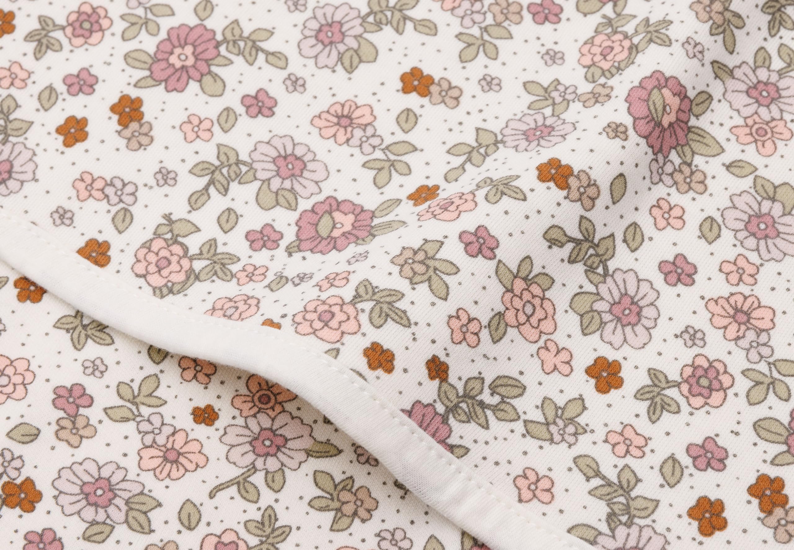 Jollein Baby Blanket Retro Flowers - 75 x 100 cm - 100% Cotton - For Baby Cradle - Muslin Blanket - 0.5 TOG - Oeko-Tex Certified - Image 2
