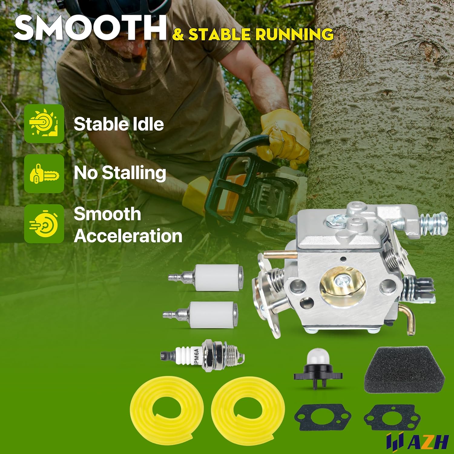 Carburetor carb Replacement For Craftsman 3583.51380 358.350180 358.360180 358.350480 944.411363 358.360830 358.360130 358.351082 358.351182 Chainsaw part 530071621 545081885