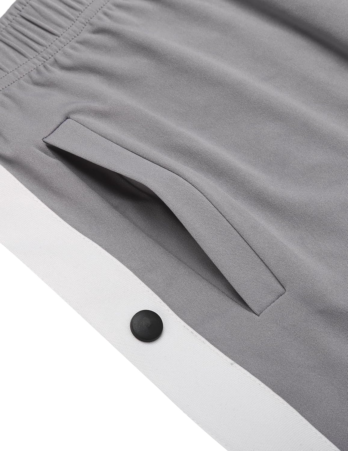 Tear Away Shorts for Men Post Surgery Adaptive Clothing Wide Leg Snap Loose Fit Shorts - Image 7