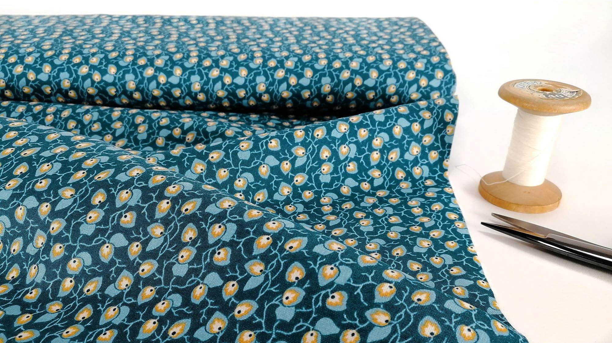 Edyta Sitar Mellipolli Fabrics Andover Perfect Union 2/9582B Vine Morning Glory 0.5 m