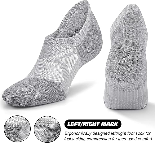 Miniatura 3 de Gonii No Show Socks - Calcetines deportivos de compresión para mujer 6 pares