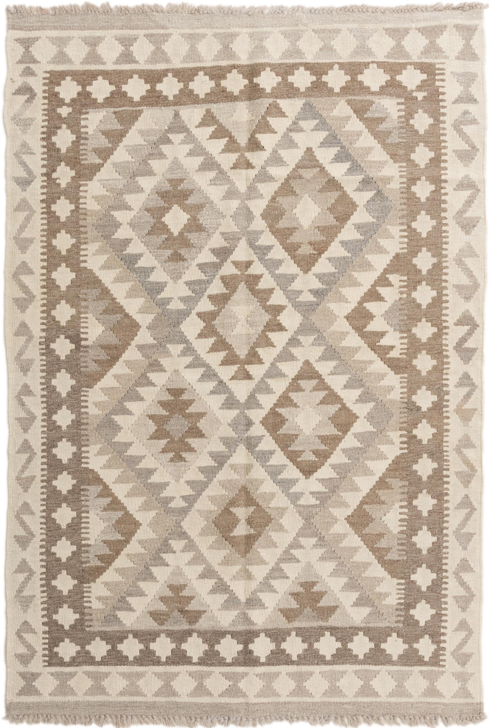 Tapis Kilim Afghan Heritage laine 102x152 cm tissé à la main, décoration tapis d'orient