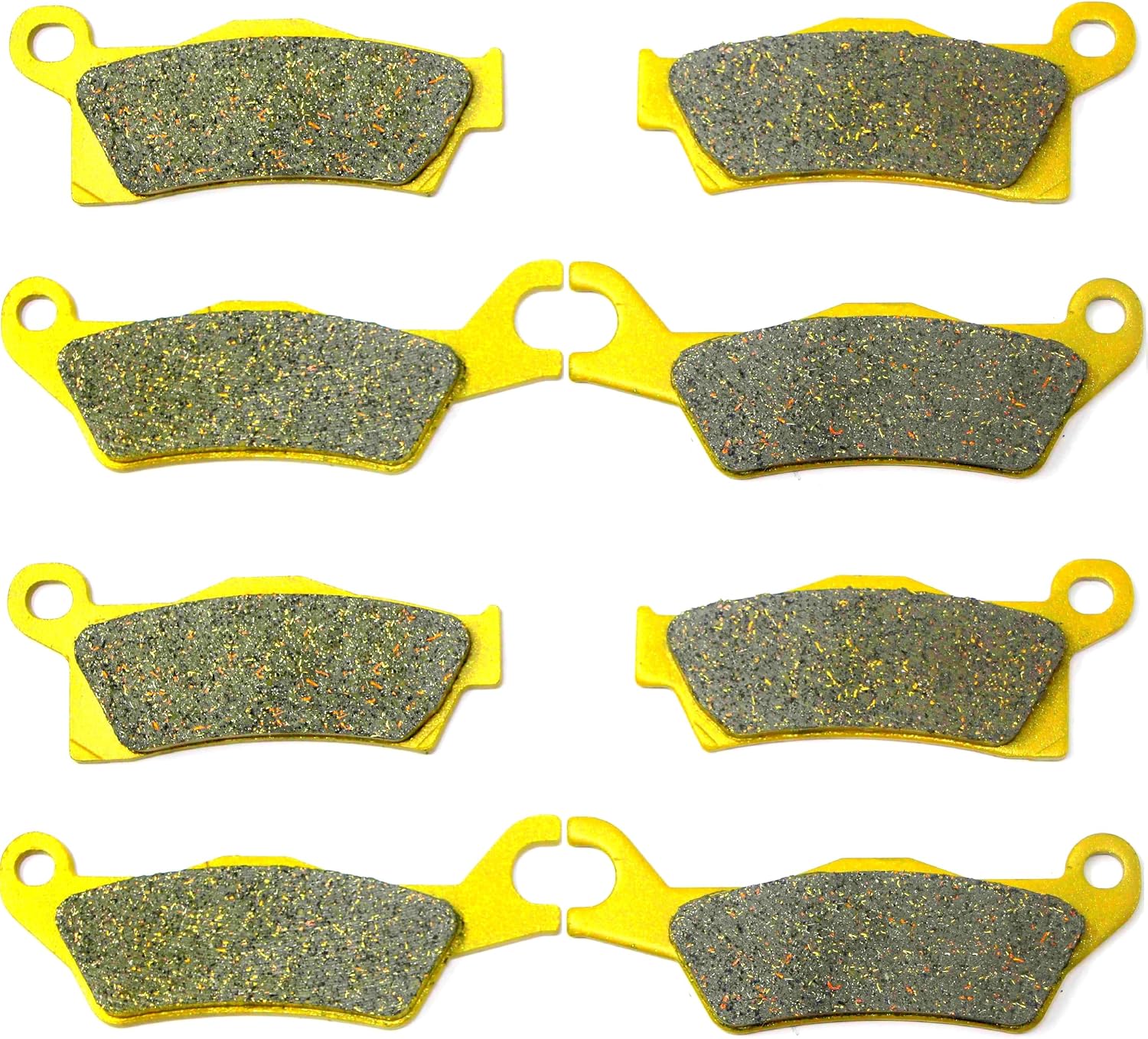 Front Rear Brake Pads Brakes for Can Am Renegade 1000 800R STD XXC 2012-2016 - 1000R 2016-2019 - Renegade 500 2013-2016 FA617 FA618 MC0344