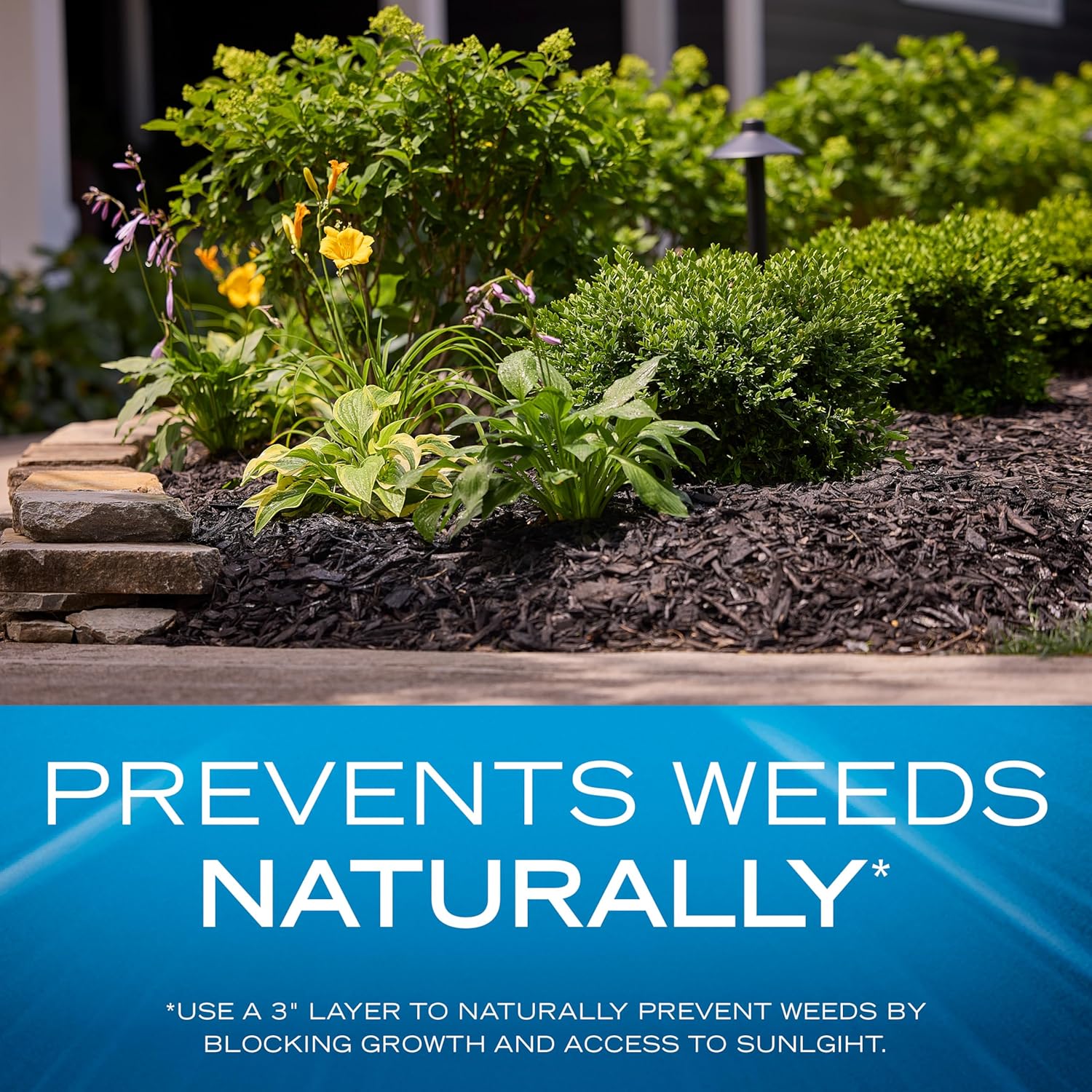 Scotts Nature Scapes Color Enhanced Mulch Classic Black - Wood Shredded and Bagged, Black Mulch for Landscaping, Bulk Pallet, 1.5 cu. ft. (80-Bag Pallet)