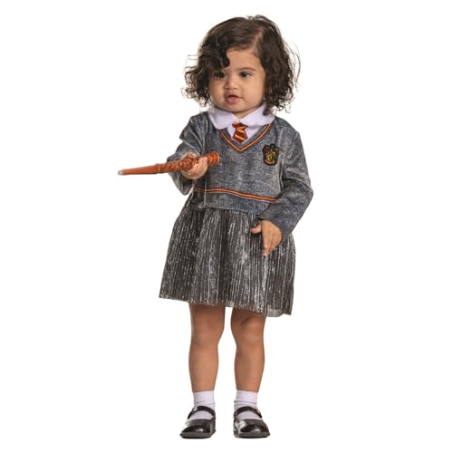 Disguise Gryffindor Hermione Posh Infant Costume, Official Wizarding World Harry Potter Halloween Costumes for Babies, Size (6-12 months) - image 1