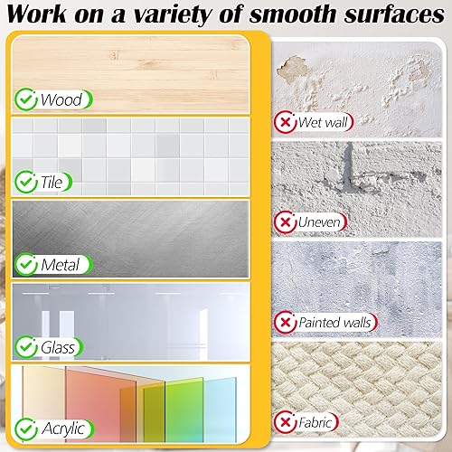 Miniatura 5 de LuBanSir Ganchos para colgar cuadros de pared sin clavos, paquete de 12 ganchos adhesivos de metal con 16 tiras para cuadros pequeños, arte, espejos