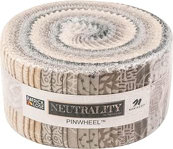 Amazon.com: Neutrality Pinwheel 40 2.5-inch Strips Jelly Roll Patrick Lose