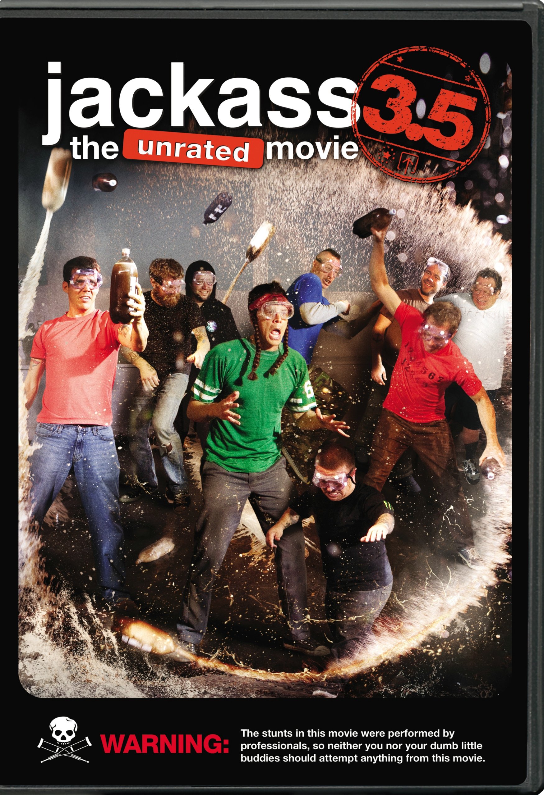 Jackass 3.5 Unrated Movie solucionará tu aburrimiento con este DVD de comedia