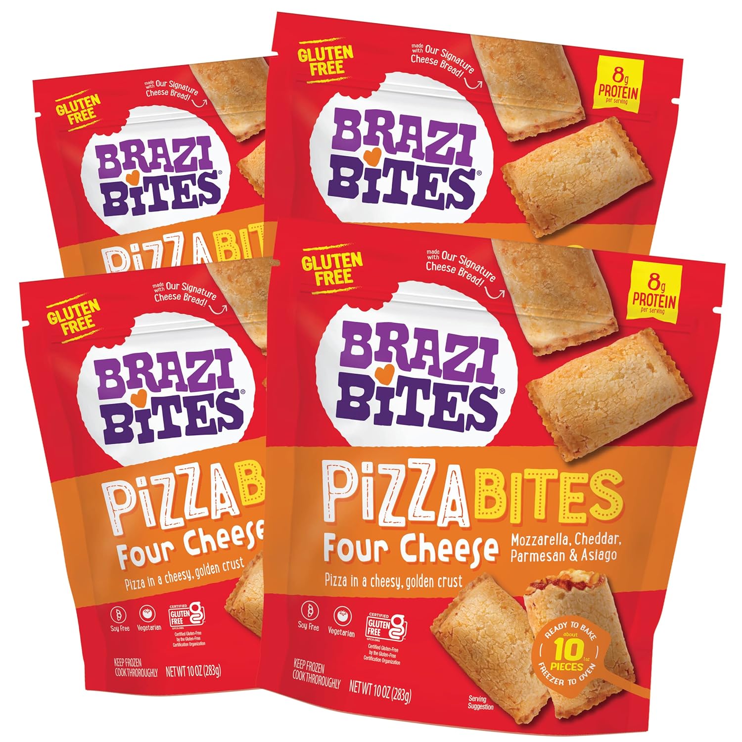 Brazi Bites Four Cheese Pizza Bites I BetterForYou I