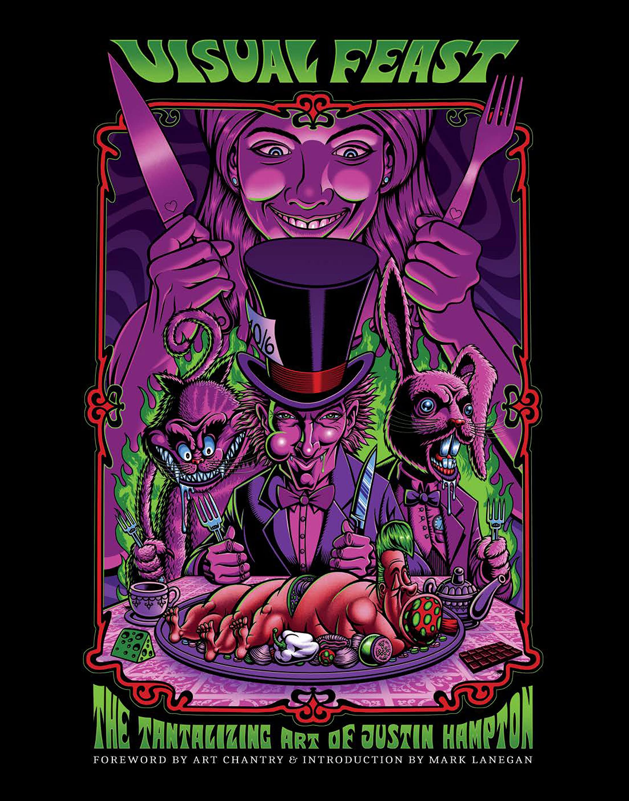 Justin Hampton art book relié en édition collector pour collectionneur