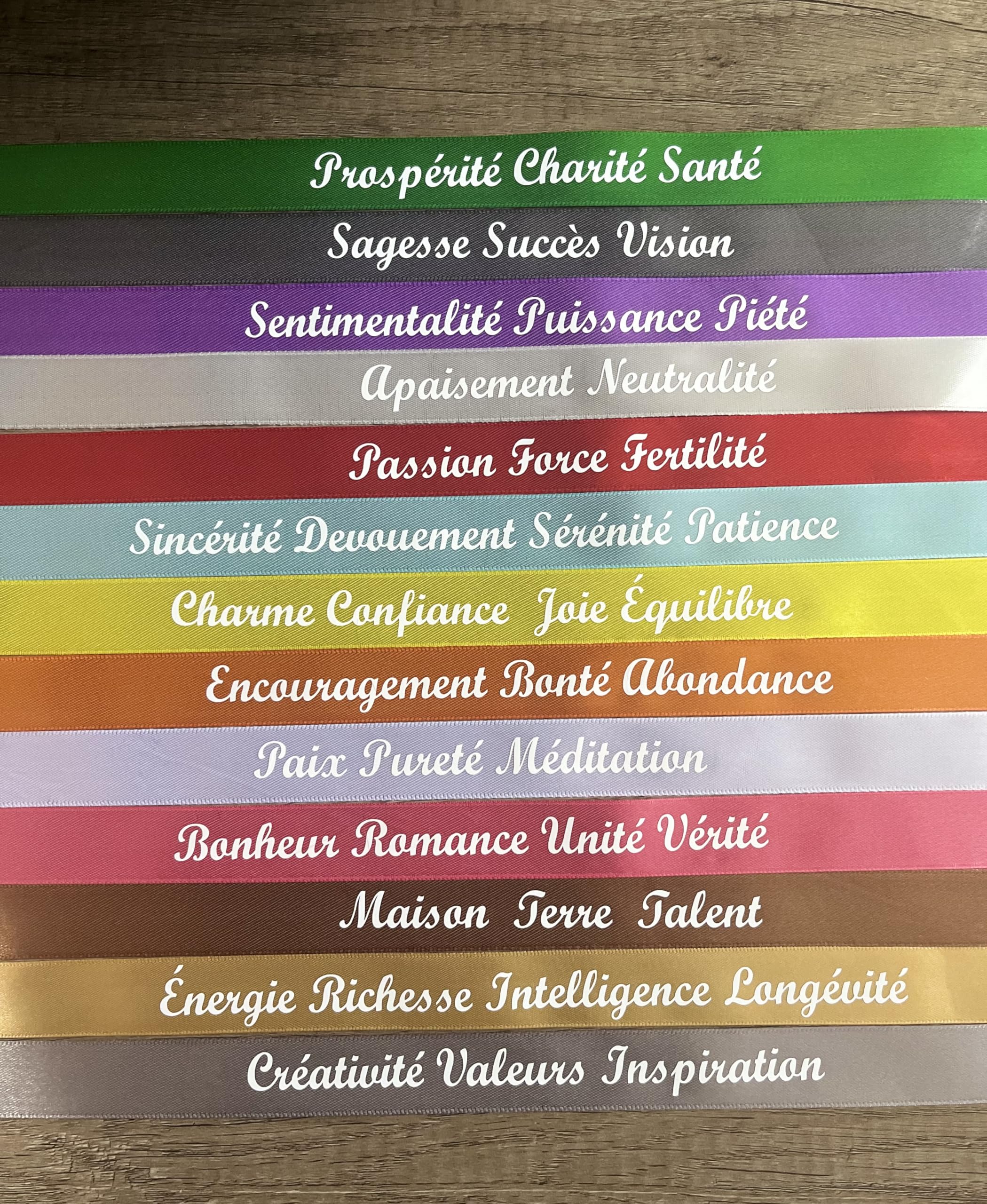 Rubans cérémonie laïque Amour