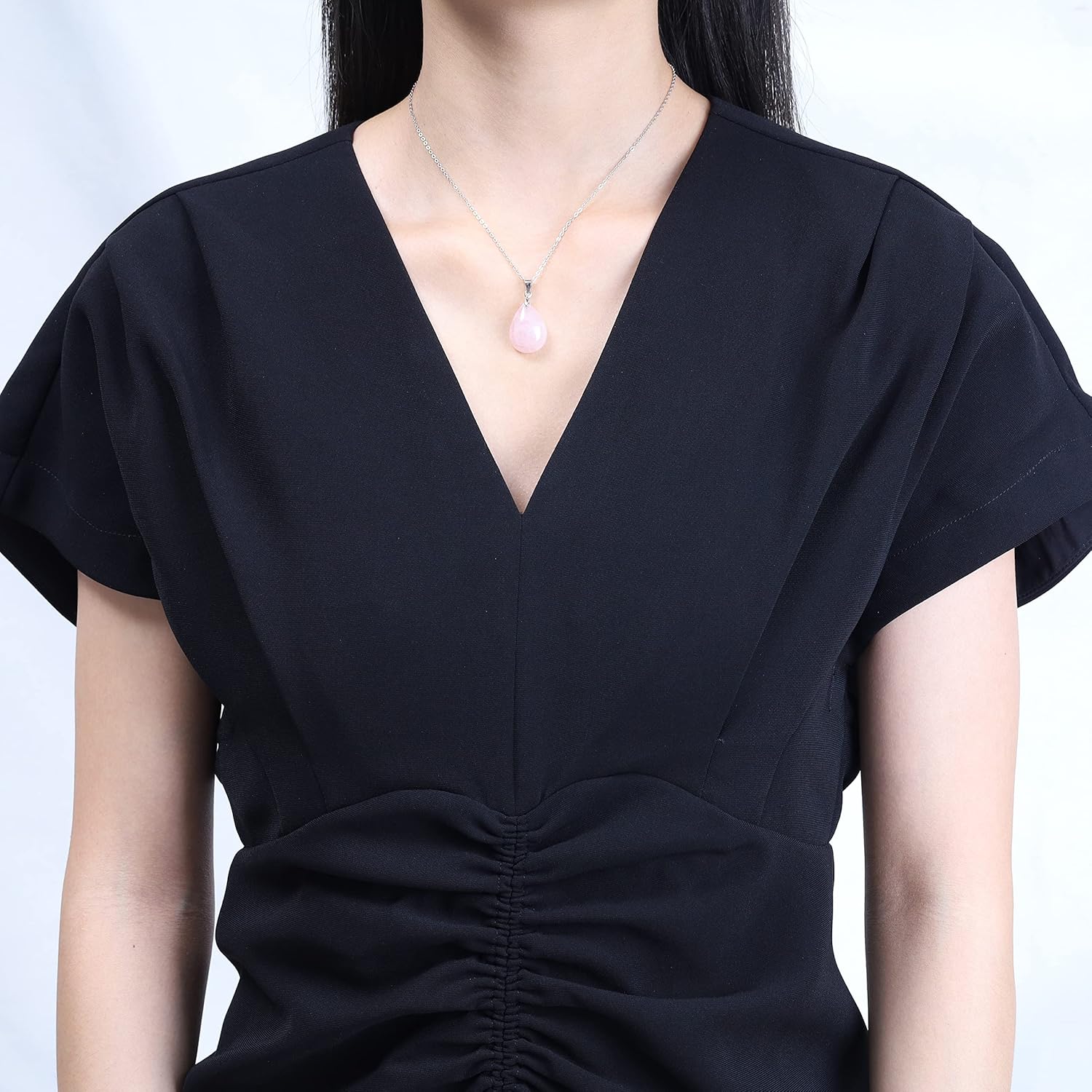 GAVU Women’s Teardrop Necklace, Crystal Pendant Necklace for Women - Image 3