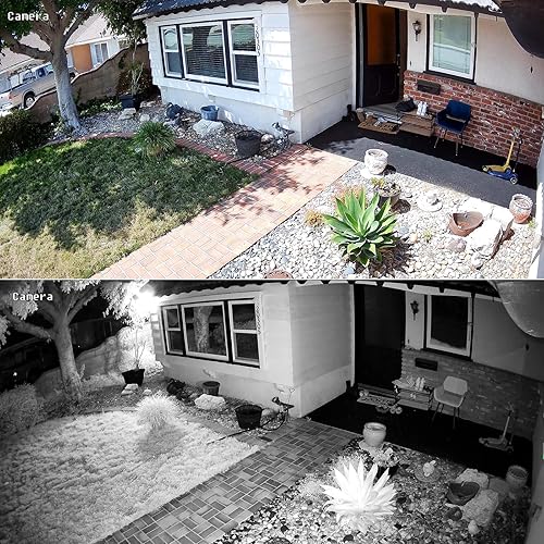 Miniatura 5 de PANOOB Sistema de cámara de seguridad PoE 4K, 6 cámaras de vigilancia IP PoE con cable de 8 MP PoE para exteriores con detección de vehículos