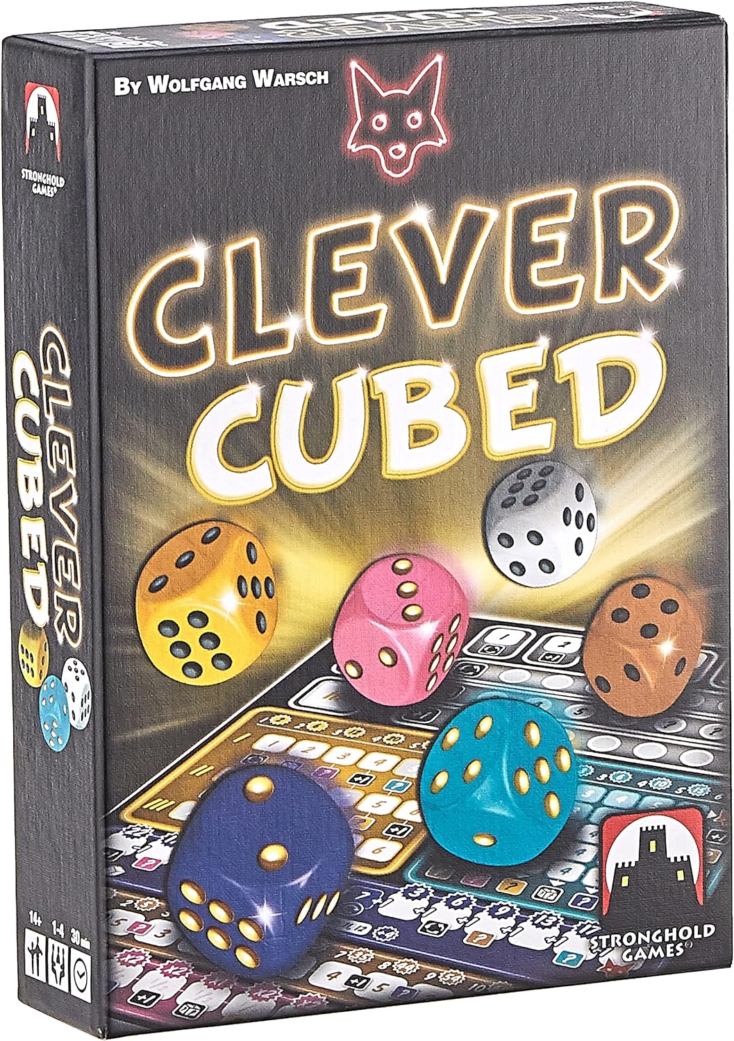 Stronghold Games Clever Cubed Board Game Black
