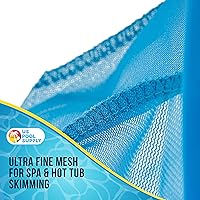 Vista 4 de U.S. Pool Supply Red Profesional Manual para Recoger Hojas de Spa, Bañera de Hidromasaje, Piscina con Poste de Aluminio de 12" - Bolsa Cesta