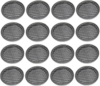 Vista 27 de Cubierta redonda de rejilla de rejilla de plástico de 4 pulgadas para rejilla de ventilación de reptiles (1, blanco)