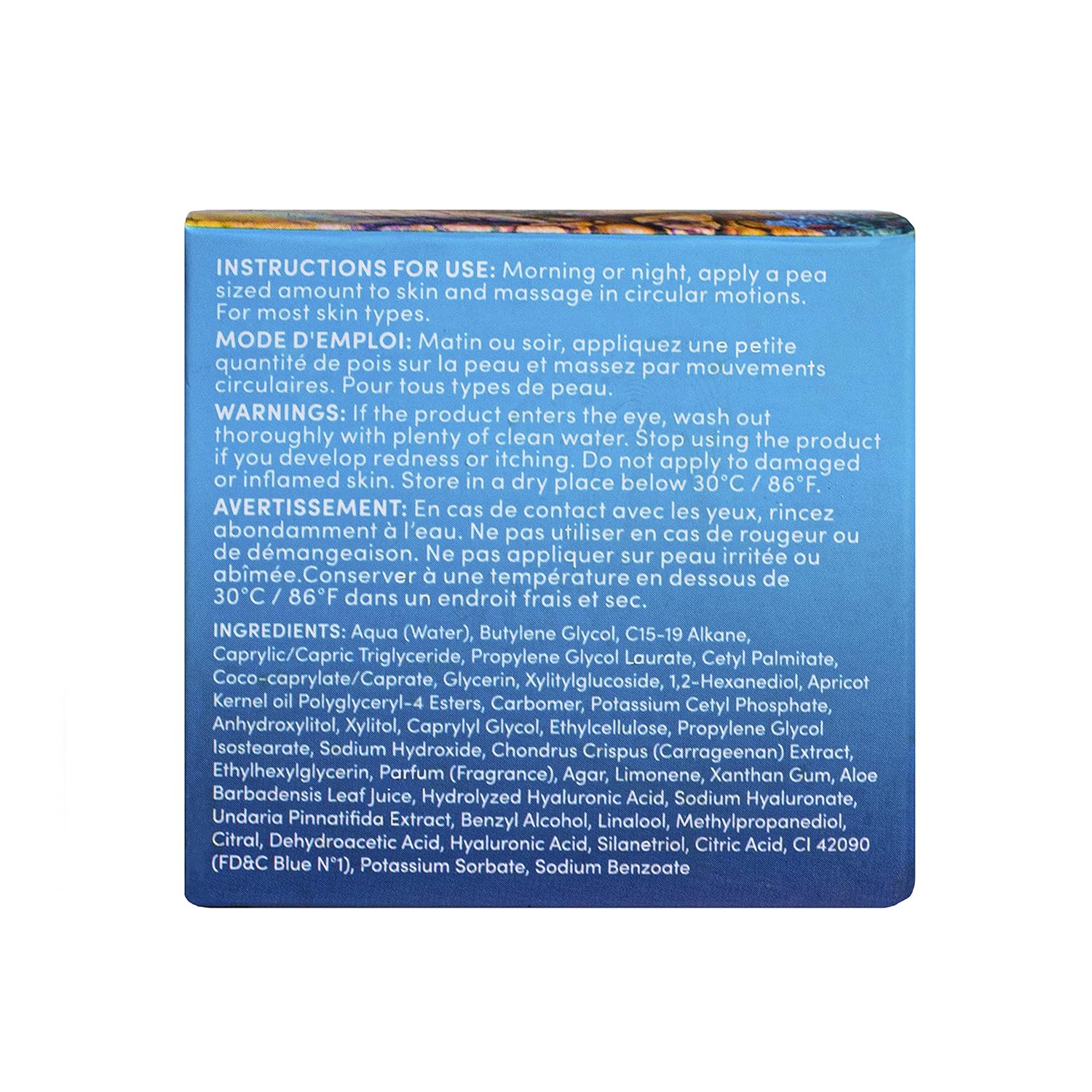 Sand & Sky Face Moisturizer Hyaluronic Acid Gel Cream - Tasmanian Spring Water Hydration Boost, Lightweight Water Cream for Dry Skin, Red Algae Skin Barrier Protection, Australian Skincare, 1.7 oz