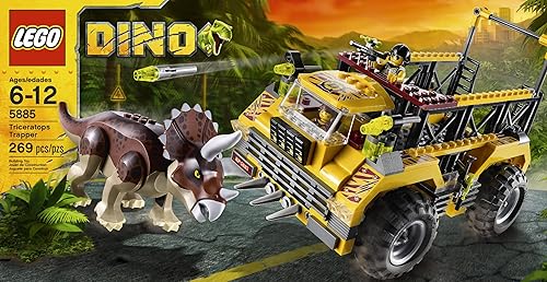 Miniatura 3 de LEGO Dino Triceratops Trapper 5885 figura de construcción