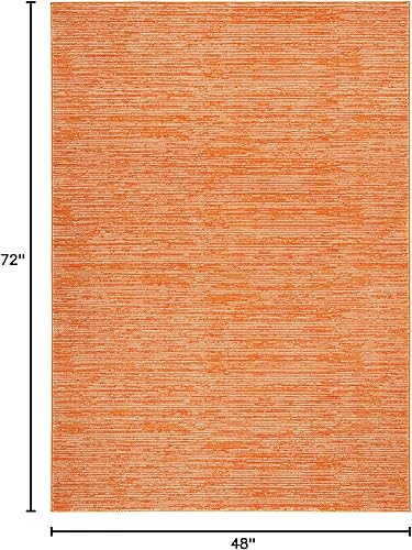 Vista 675 de SAFAVIEH Vision Collection VSN606F - Tapete de 6 pies x 9 pies, crema, moderno, ombré, no desprende pelo, fácil cuidado, para zonas de alto tráfico