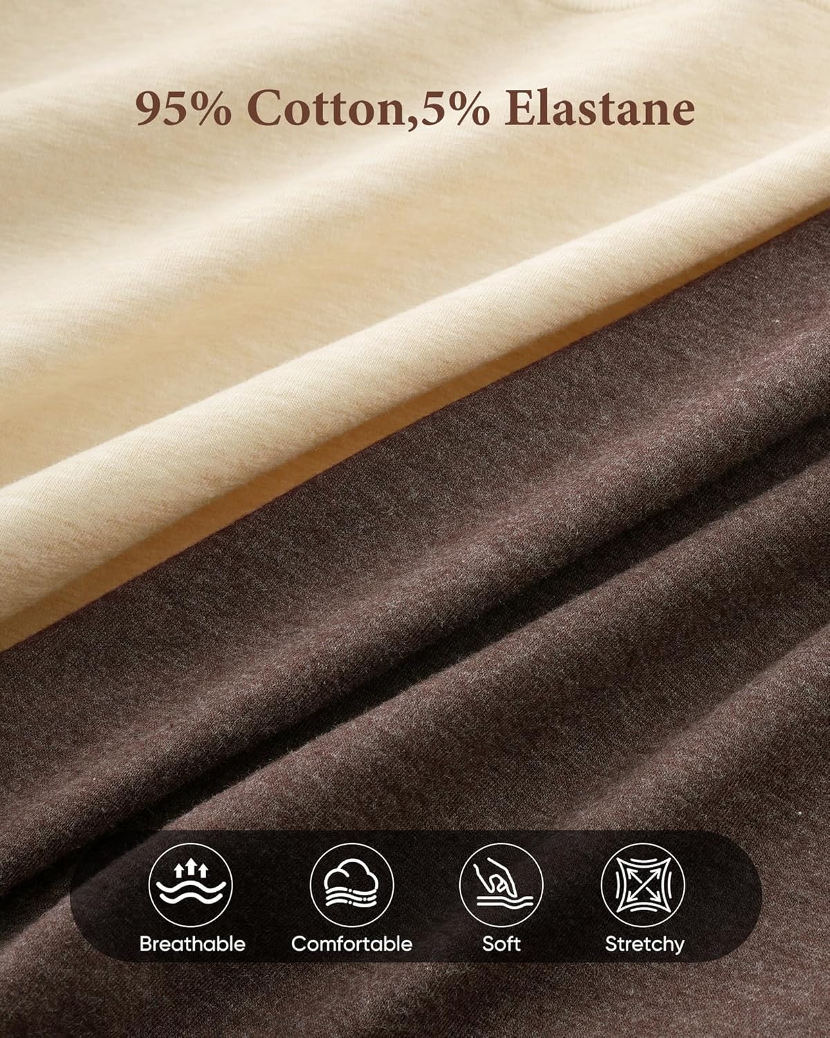 Women's Cotton Underwear, High Waisted Full Coverage Briefs, Soft Breathable Comfortable Panties, 4 Pack S-XXL - Image 4