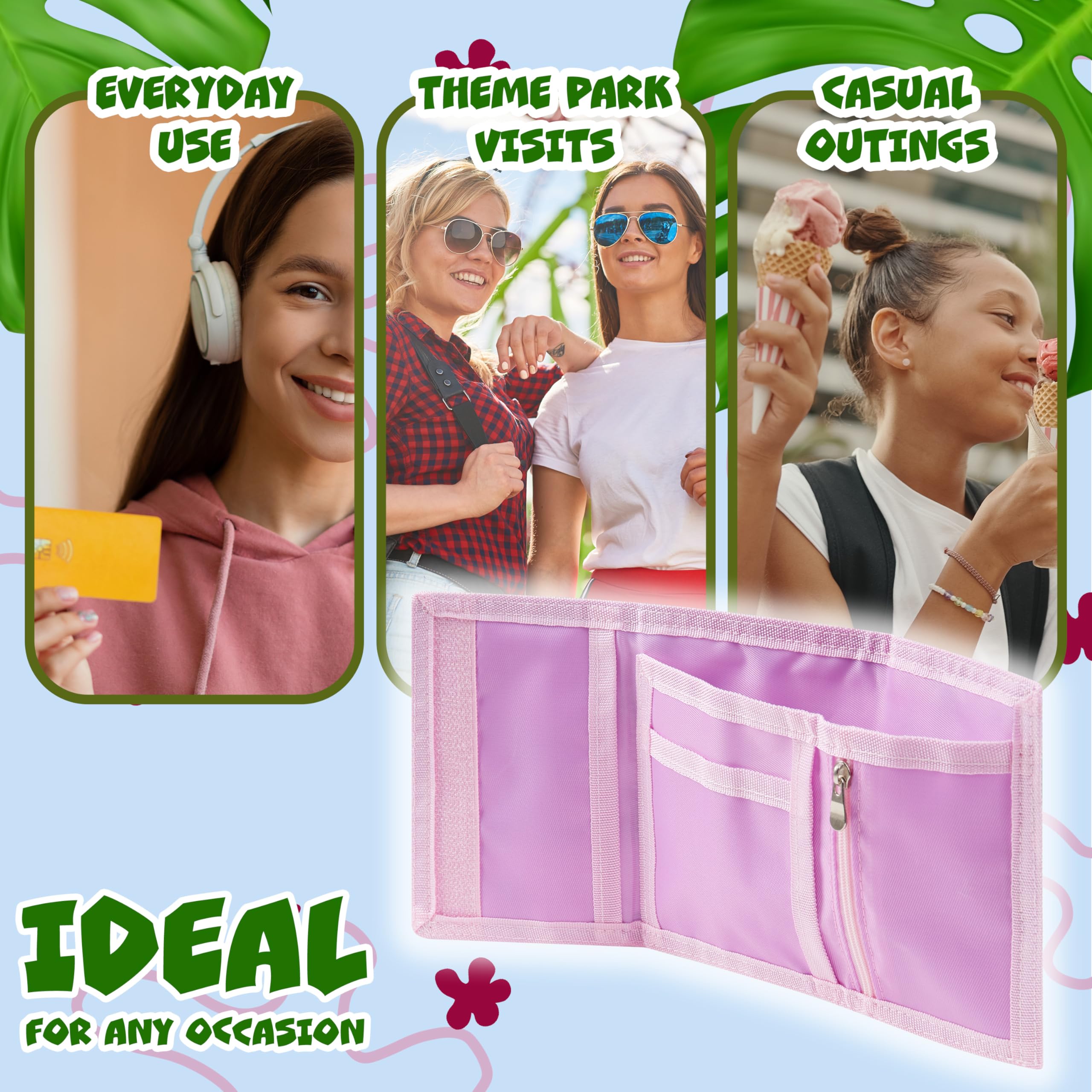 Disney Portafoglio Bambina - Set Portachiavi e Portafoglio Ragazza - Frozen Stitch Gadget Regalo Ufficiale (Rosa Stitch)